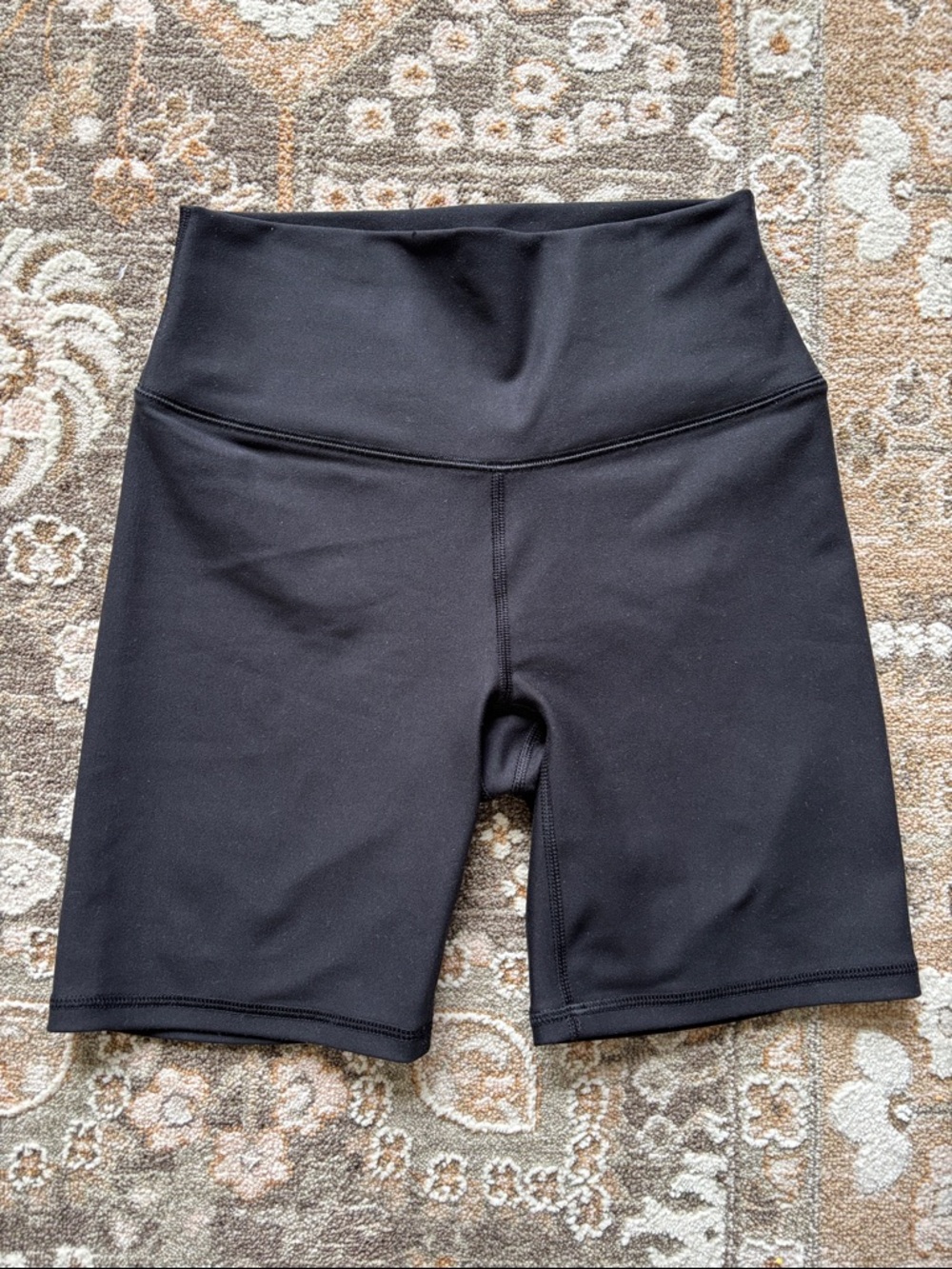 High-Waist Black Women’s Bike Shorts